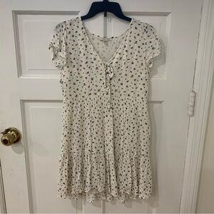 American Eagle Women’s Ditsy Floral Cottagecore Peasant Boho Mini Dress small